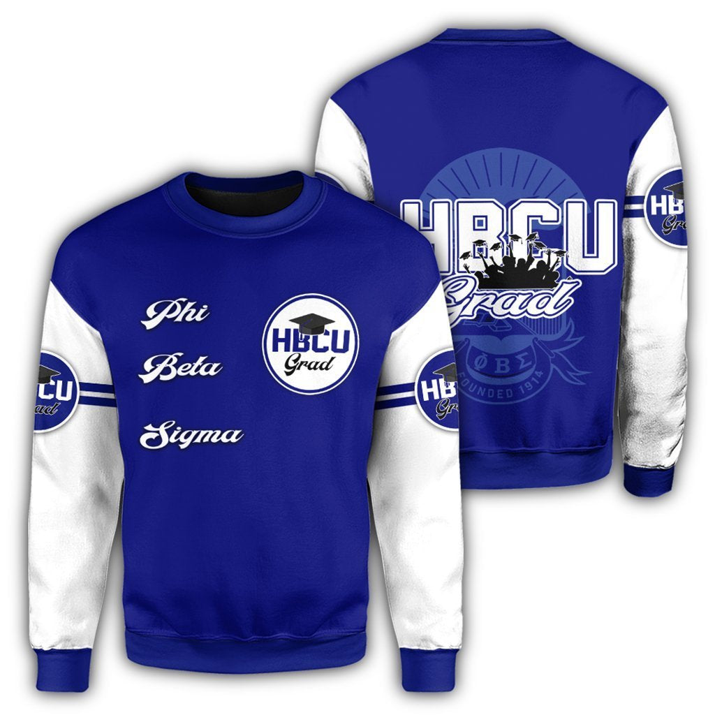 Greek Life Sweatshirt – Phi Beta Sigma Hbcu Grad Sweatshirt J09