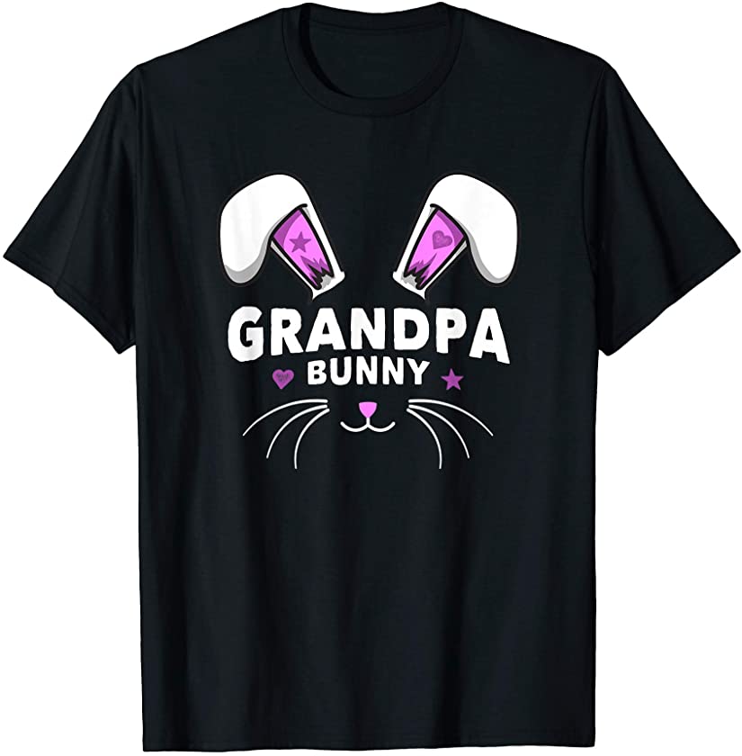 Mens Easter Family Matching Grandpa Bunny Cute Rabbit Easter Day T-Shirt