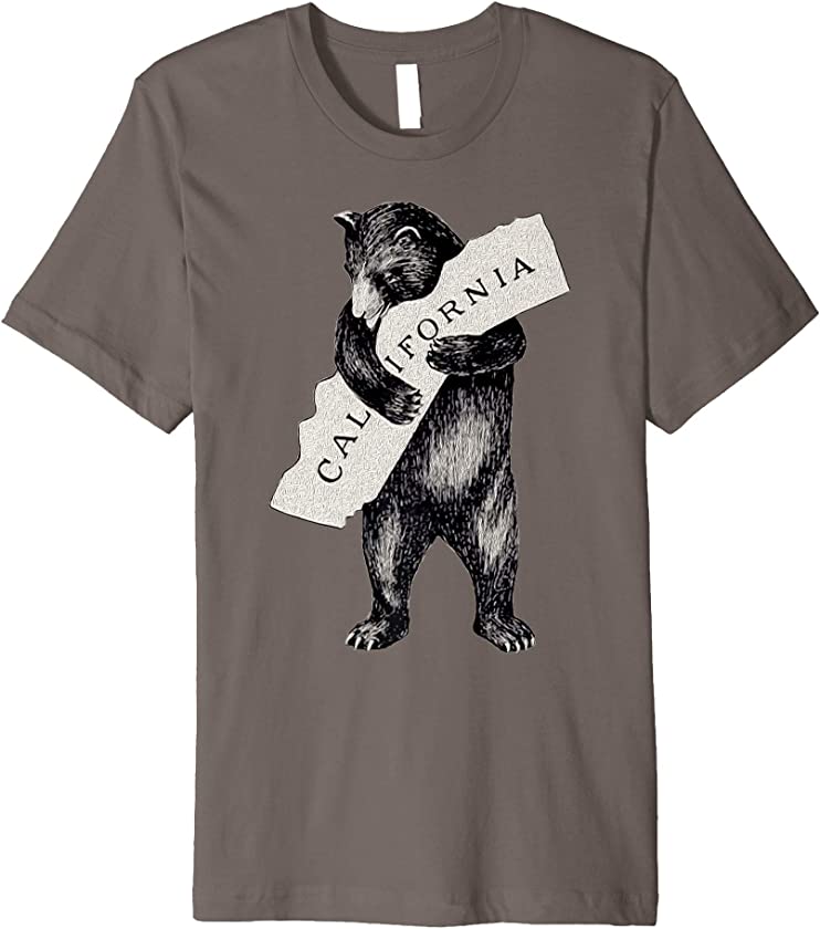 Vintage I Love You California Shirt-Retro Cali Bear Premium T-Shirt