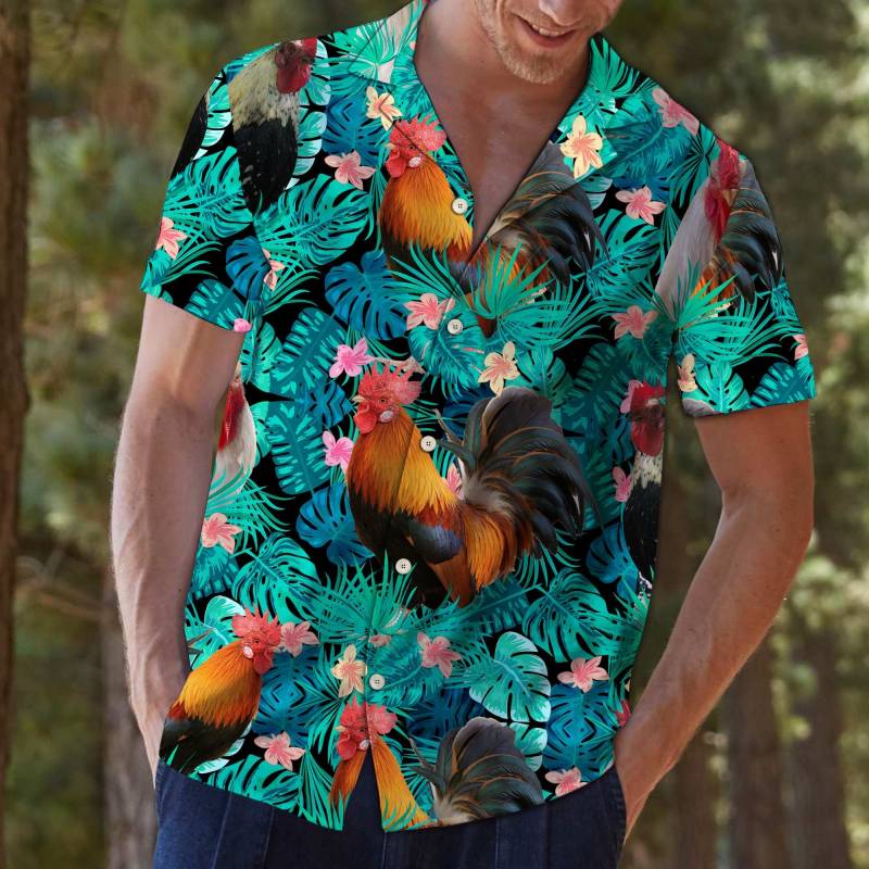 Artsyhomes Chicken Tropical Hawaiian Ha4573