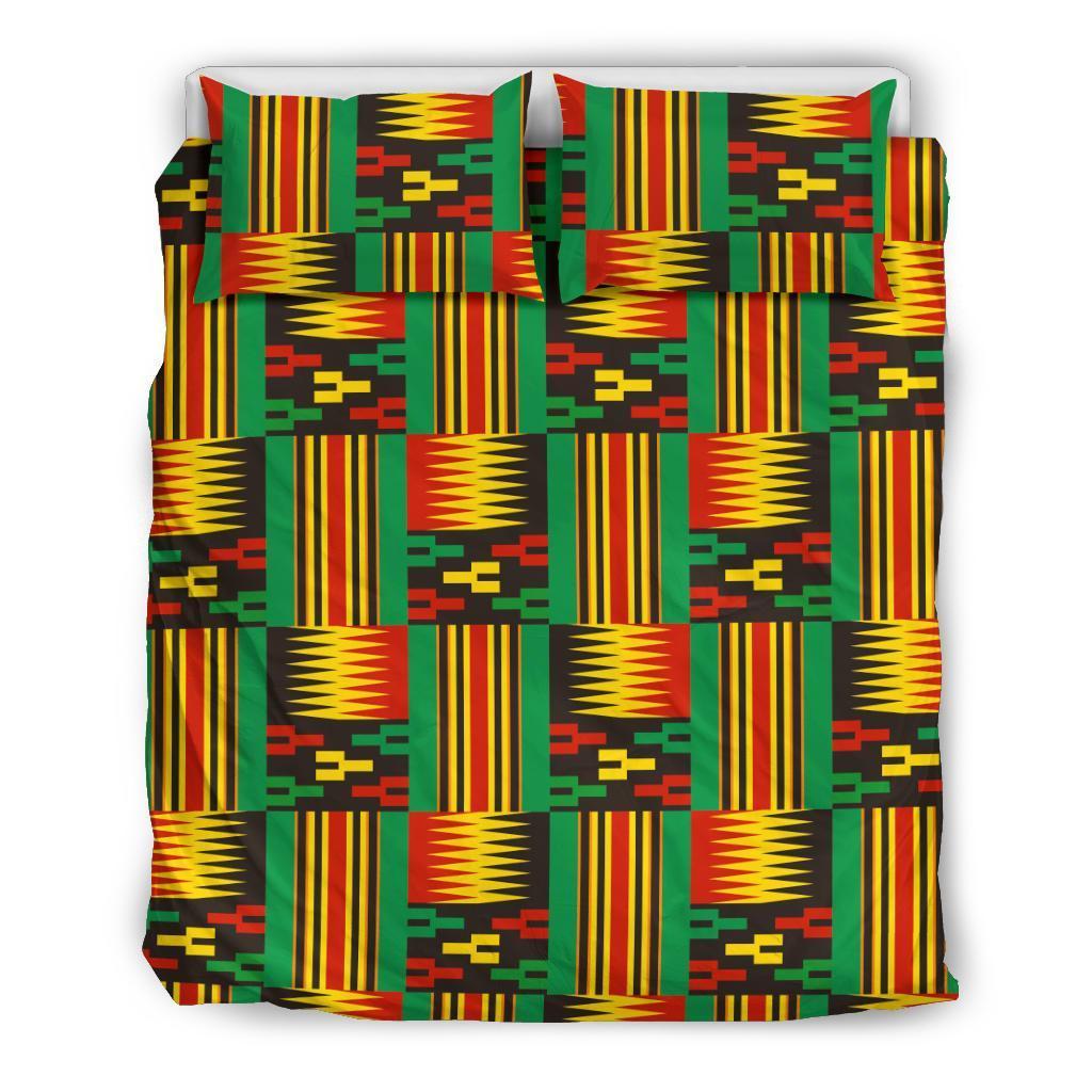 Greek Life Bedding Set – Kente Cloth Adwinasa Duvet Cover & Pillow Cases