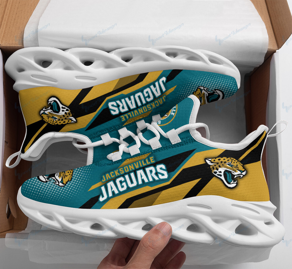 Jacksonville Jaguars Yezy Running Sneakers Bg464