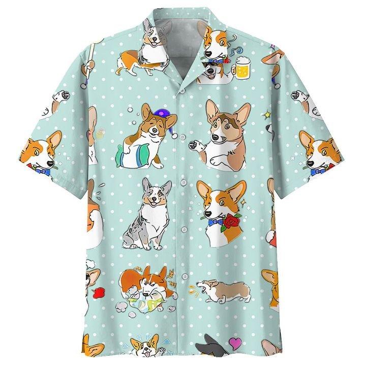 Corgi Hawaii Shirt 3 Ha24312