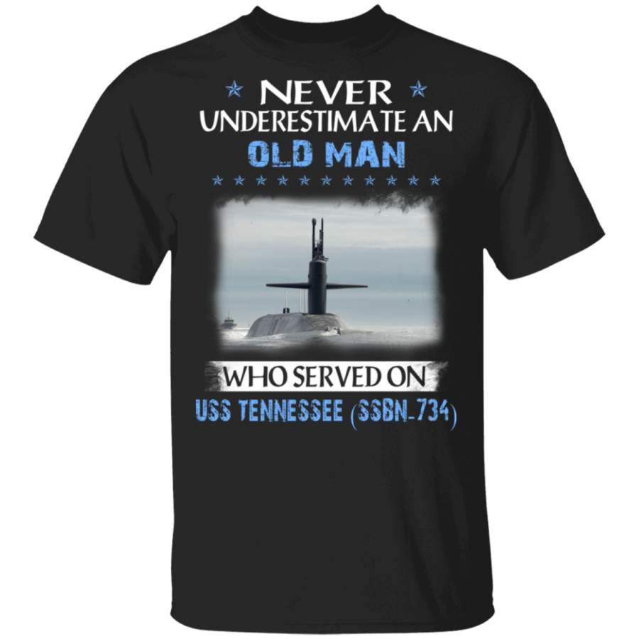 USS Tennessee SSBN-734 Veterans Day Christmas Gift T-Shirt