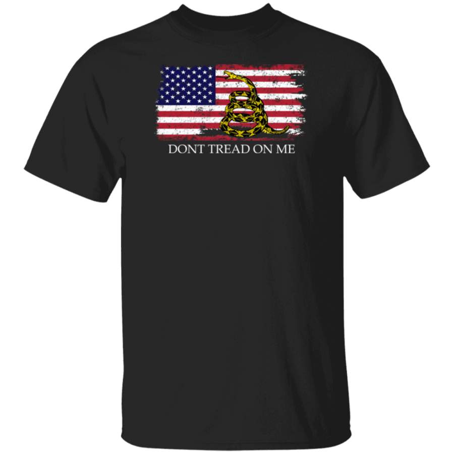 Chris Pratt Don’t Tread On Me America Flag Shirt Gadsden Flag Tee Shirt G500 Gildan 5.3 oz. T-Shirt