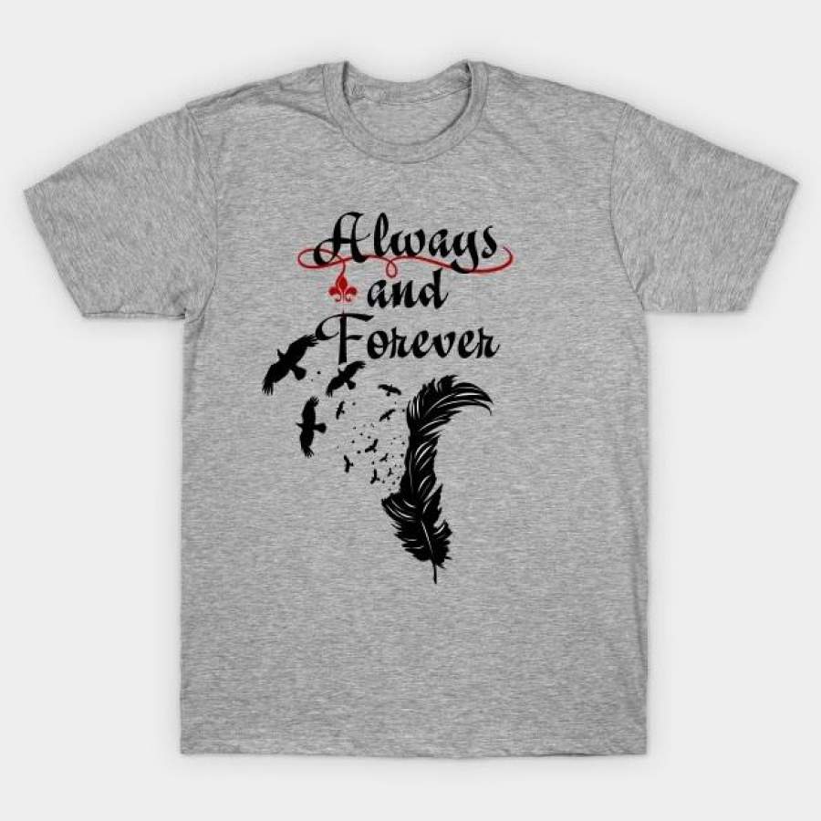 The Originals Always And Forever The Vampire Diaries T-Shirt Short Sleeve Cotton T-Shirt Women And Men