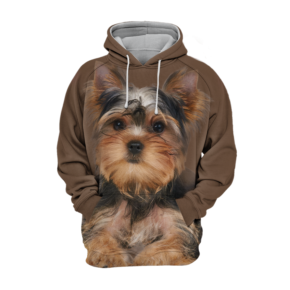 Unisex 3D Graphic Hoodies Animals Dogs Yorkshire Terrier Yorkie Quiet