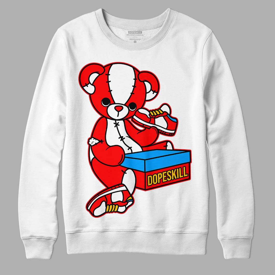 Fruity Pebbles Dunks Dopeskill Sweatshirt Sneakerhead Bear Graphic