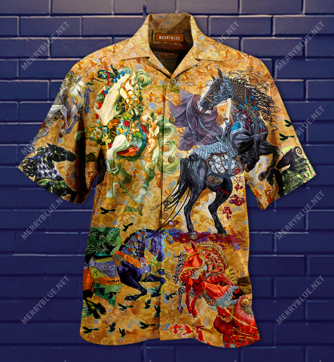 The World Is A Better Place With Horses Hawaiian Shirt