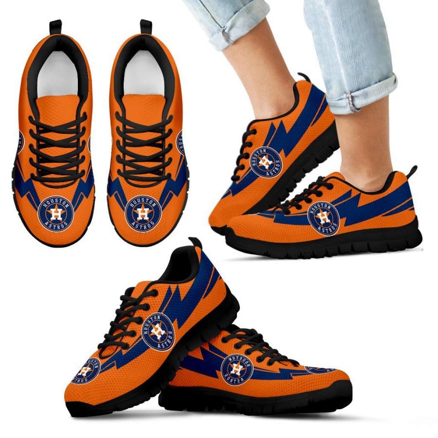 Three Amazing Good Line Charming Logo Houston Astros Sneakers