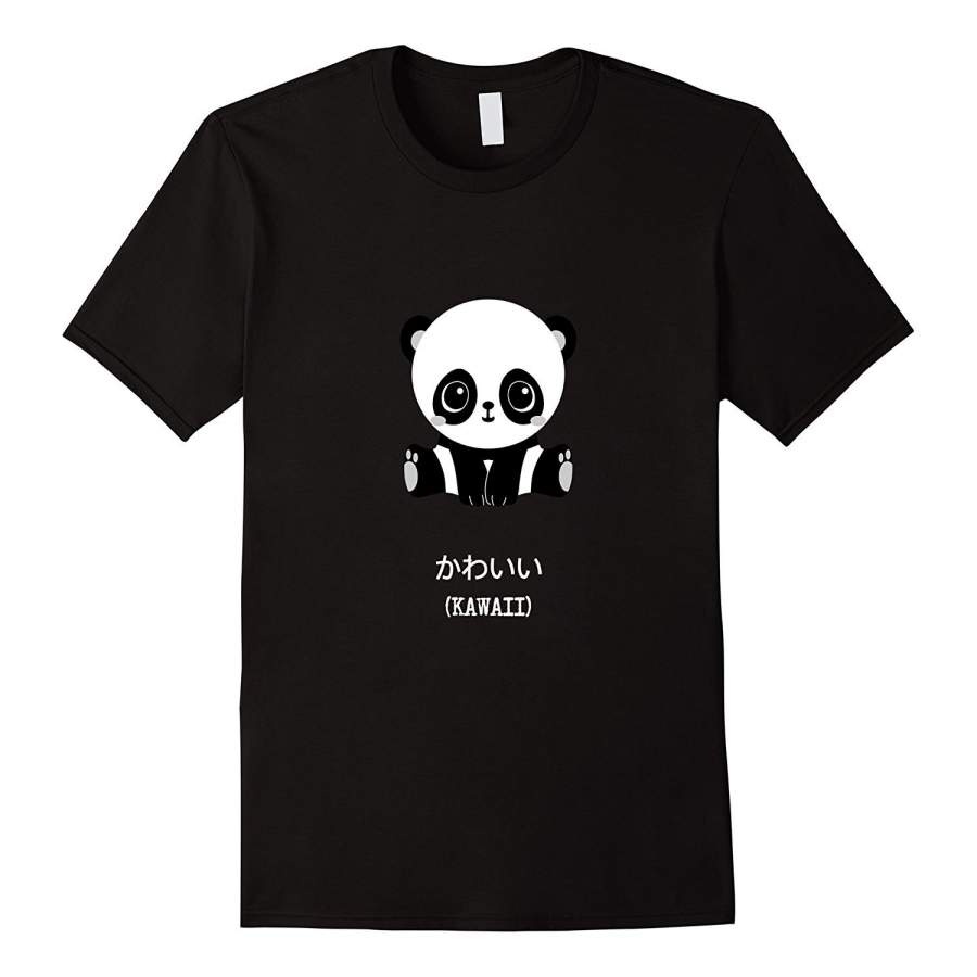 Pastel Goth Panda Aesthetic Kawaii T-shirt for Men Size:S-3XL