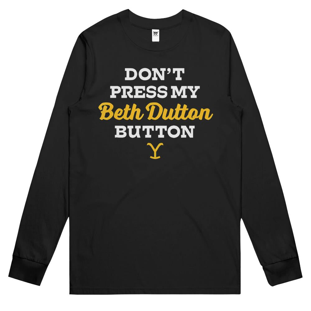 Yellowstone Beth Dutton Button Long Sleeve T Shirts