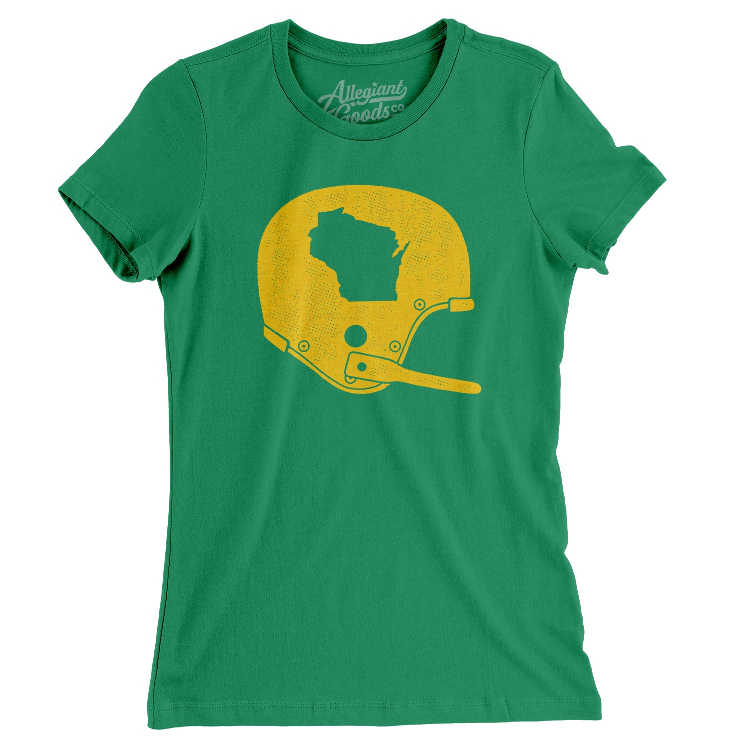 Wisconsin Vintage Football Helmet Women’s T-Shirt