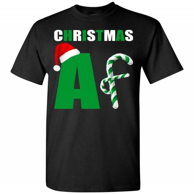 Christmas AF Tshirt, Christmas Candy Cute Adult And Youth Size