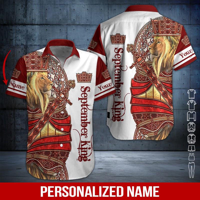 September Guy Custom Name Hawaii Shirt For Men Women Ha64043