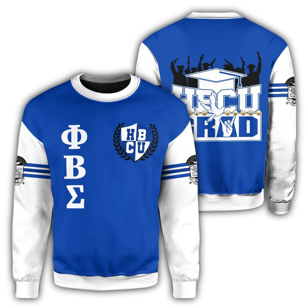 Greek Life Sweatshirt – Phi Beta Sigma Hbcu Graduation Sweatshirt J0