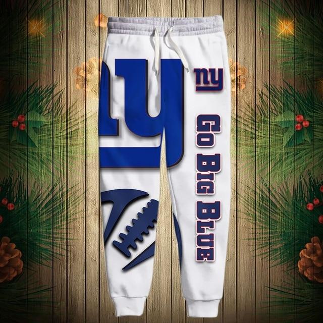 New York Giants Zigzag Casual 3D Sweatpants