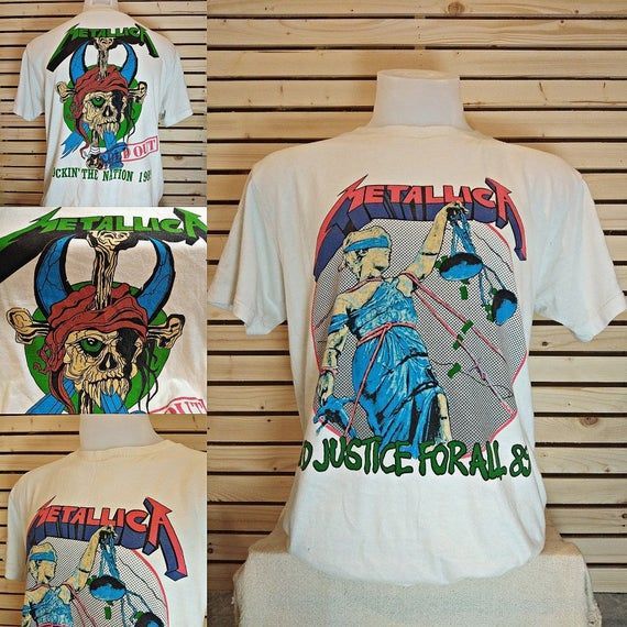 Vtg Rare Shirt Metallica T-Shirt