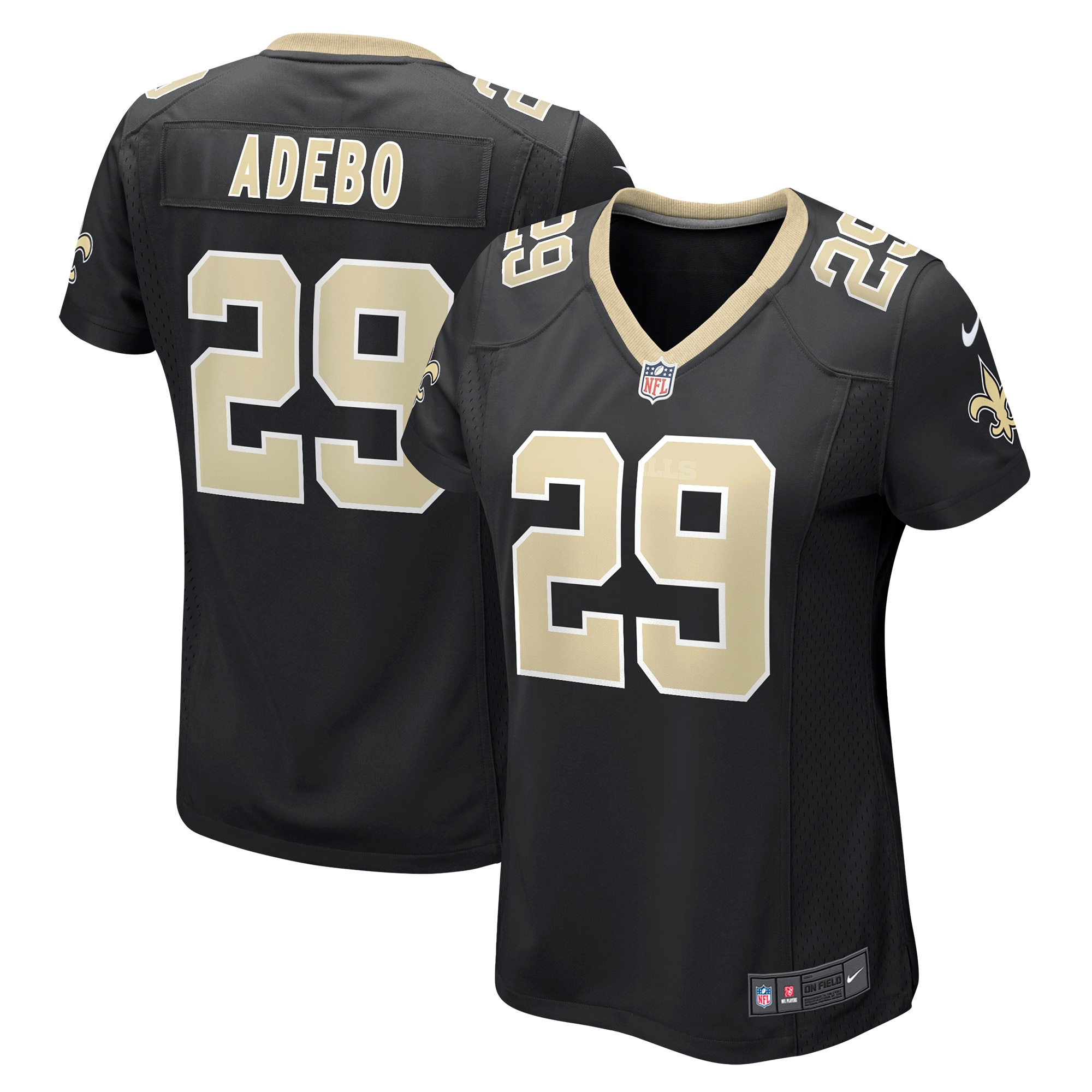 Paulson Adebo New Orleans Saints Women's Game Jersey – Black