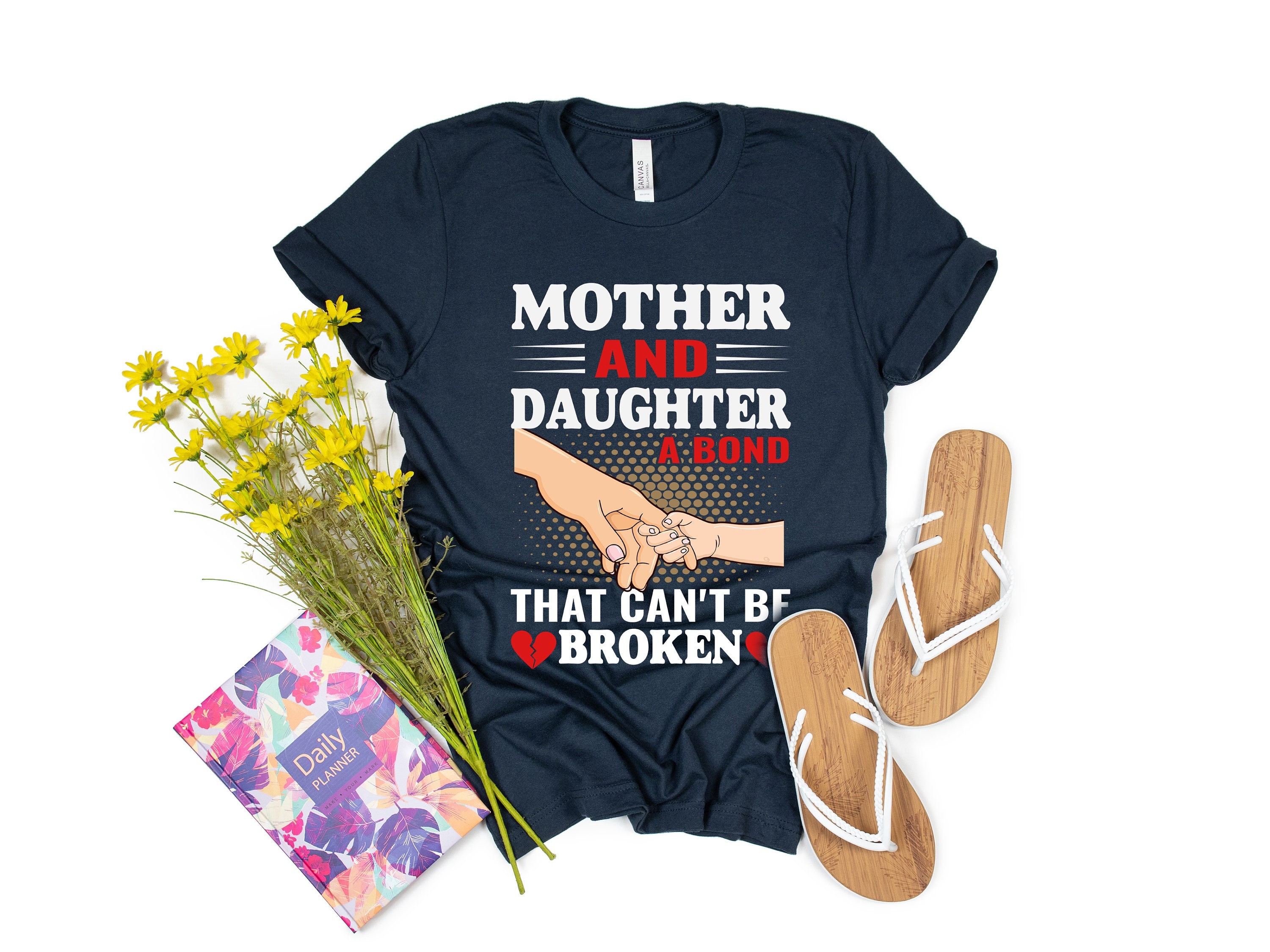 Mother and daughter t-shirt, A Bond That Can not Be Broken T Shirt, Perfect Gift For Mother T-Shirt, queen and princess t-shirt