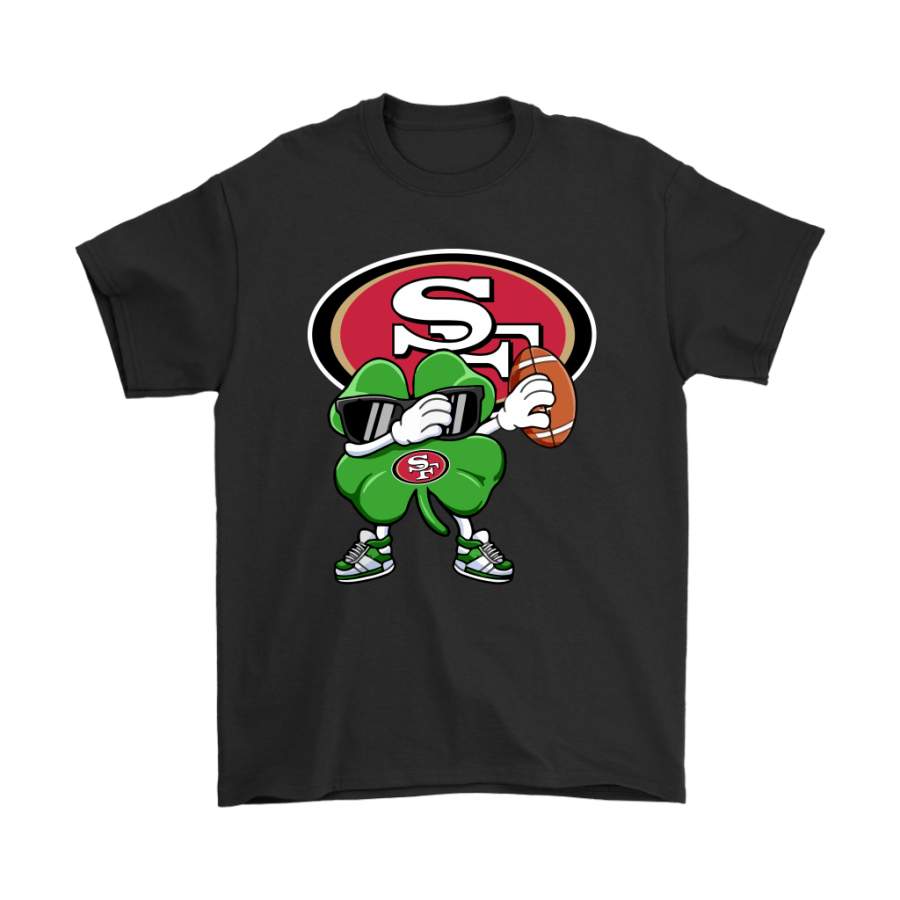 Dabbing Shamrock Football St Patricks Day San Francisco 49ers Shirts