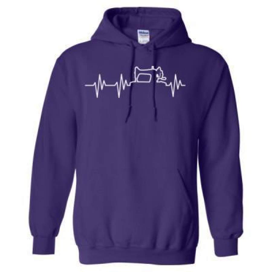 AGR Sewing Heartbeat – Heavy Blend™ Hooded Sweatshirt