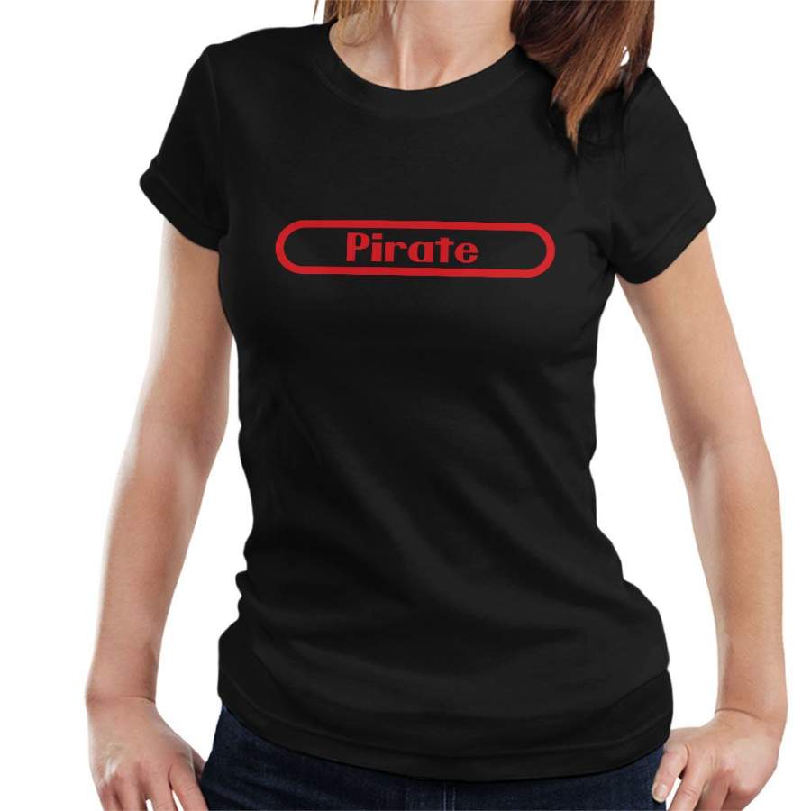 Pirate Nintendo Logo One Piece Women’s T-shirt