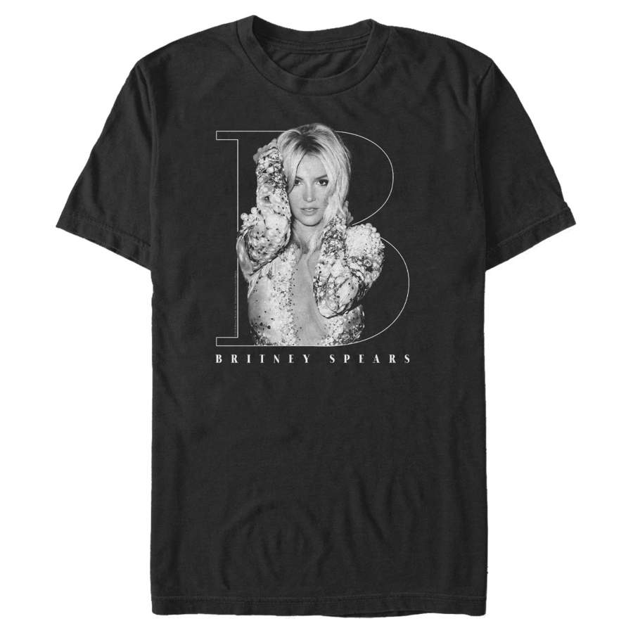 Britney Spears Men’s Pop Star Frame  T Shirt