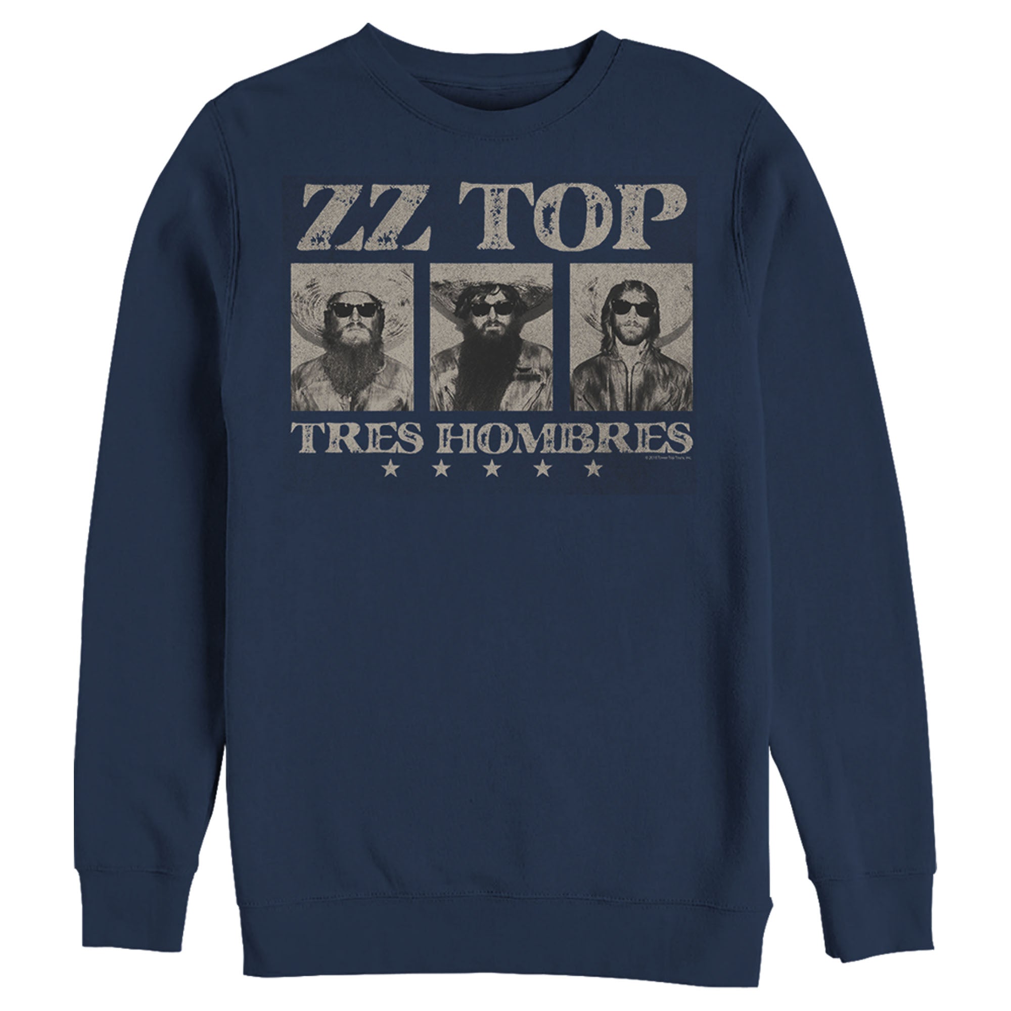 Zz Top Men’S Tres Hombres  Sweatshirt