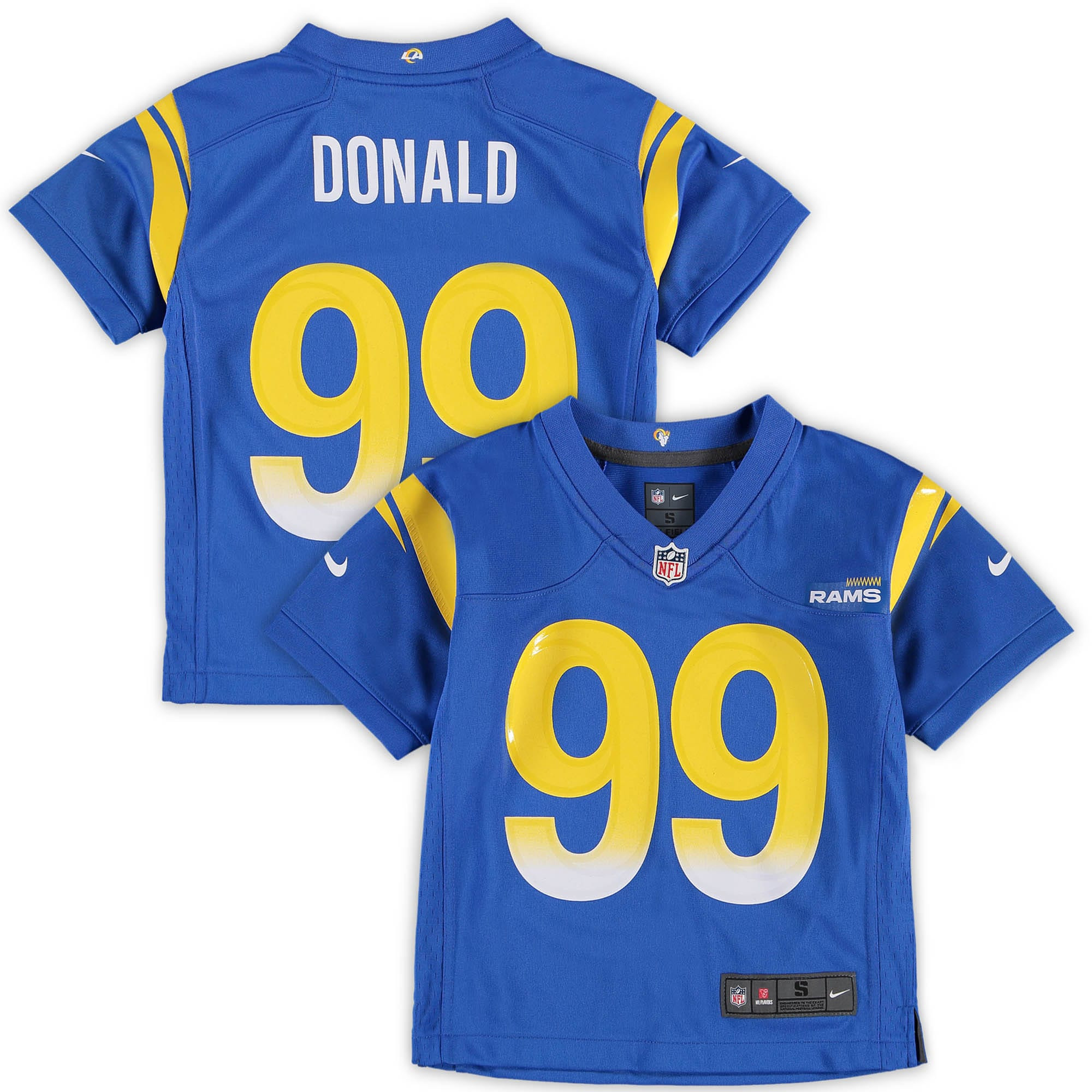 Aaron Donald Los Angeles Rams Preschool Game Jersey – Royal NFL