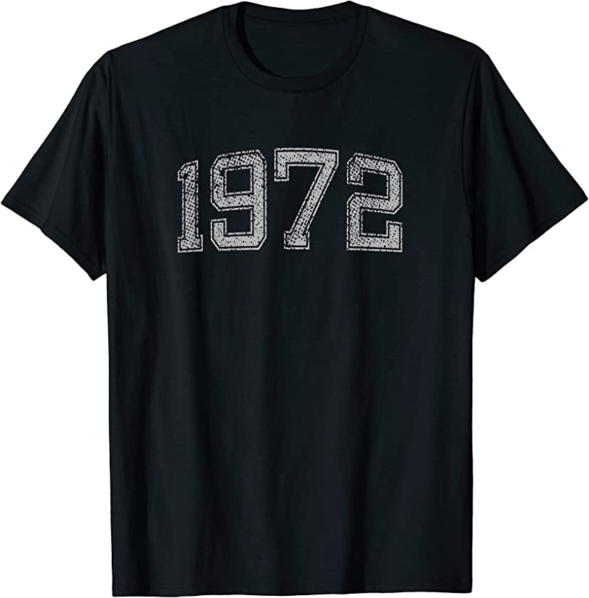 1972 Year Vintage Retro Design 49th B-Day T-Shirt