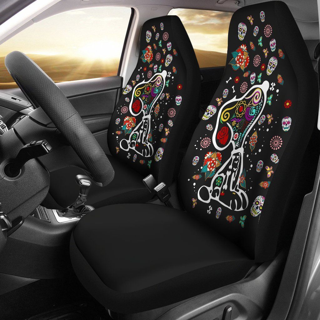 Colourful Snoopy  Car Seat Covers