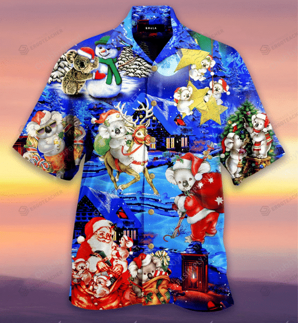 Cute Koala Christmas Hawaii Shirt Ha103252