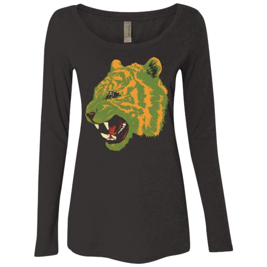 Eye Of The Tiger Women’s Triblend Long Sleeve Shirt