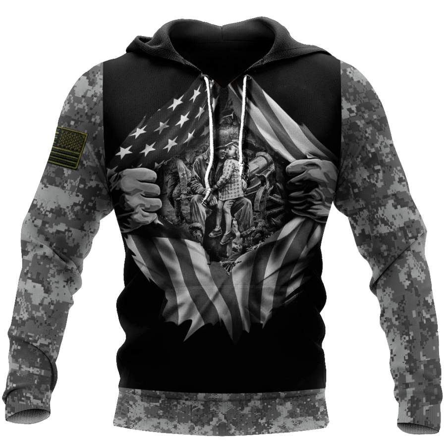 Veteran Daughter 3D All Over Printed Shirt Hoodie MP27082002