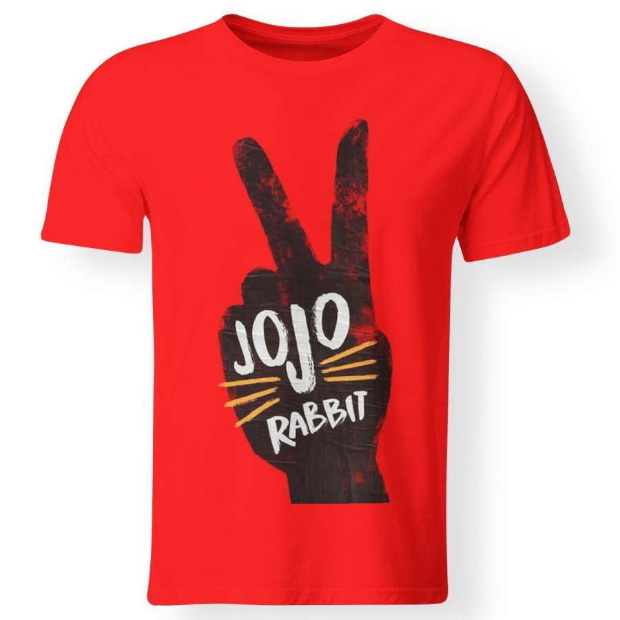 Jojo rabbit poster red t-shirt