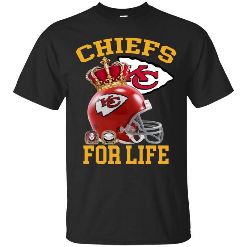 Kansas City Chiefs  Football Helmet T Shirt Team For Life T Shirts Hoodie