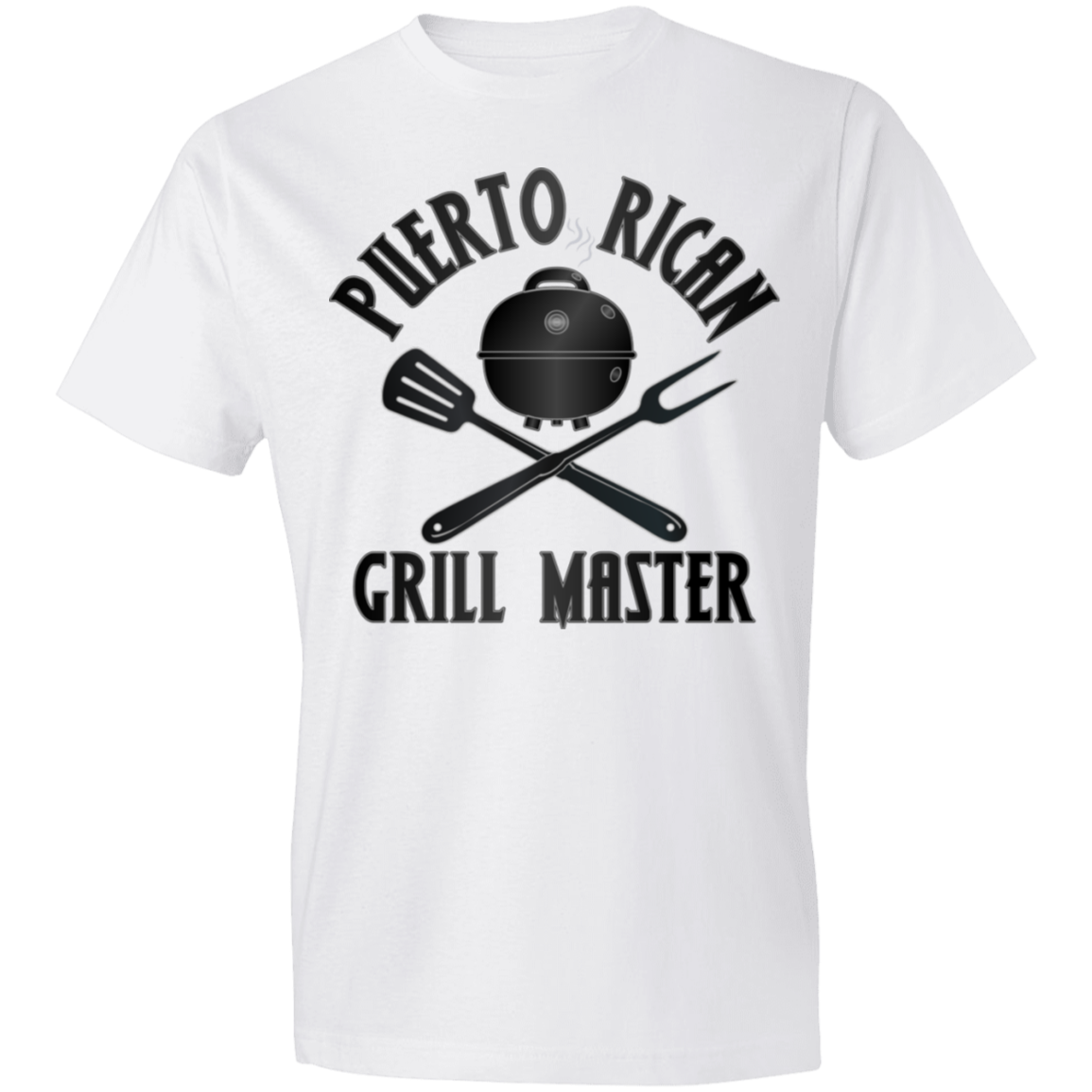 Puerto Rican Grill Master Lightweight T-Shirt 4.5 Oz