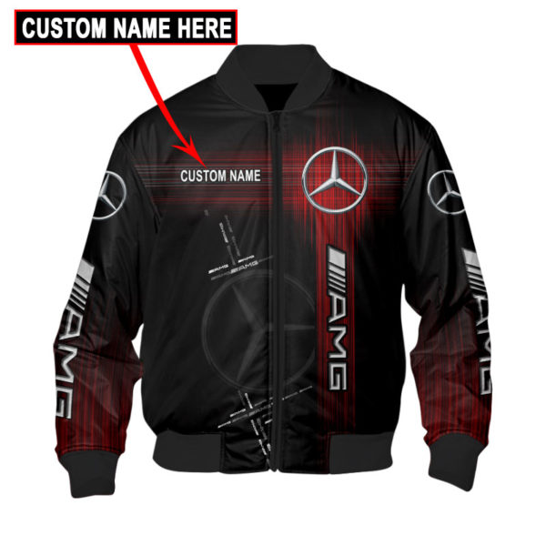 Custom Name Bomber Jacket Mercedes, Ram 3D Spring Autumn, Mens Casual Jacket Sg88