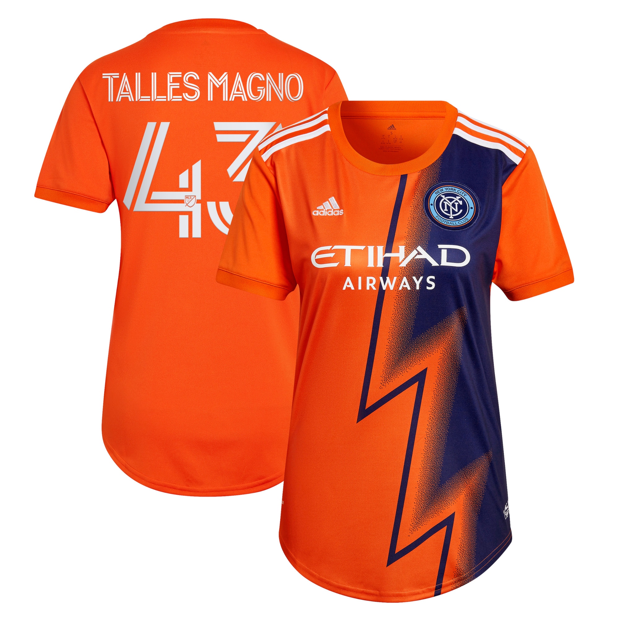 Talles Magno New York City FC Women's 2022 The Volt Kit Replica Player Jersey – Orange