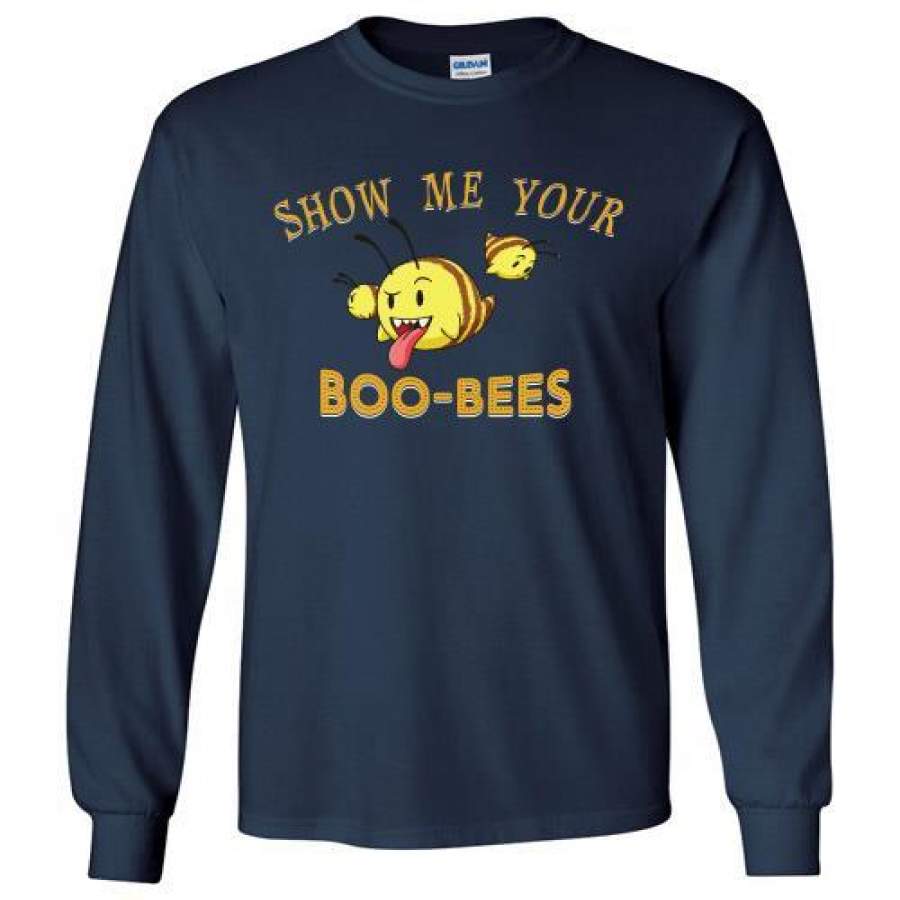 Show Me Your Boo Bees Halloween Long Shirt