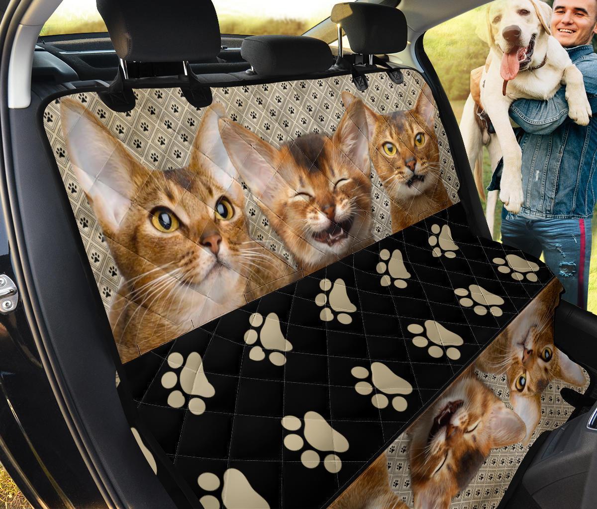 Abyssinian Cat Pet Seat Cover For Car Cat Lover