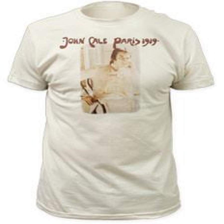 John Cale-Paris 1919-Vintage White T-shirt