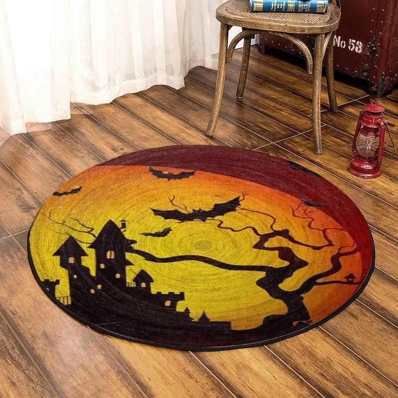 Halloween RCDD81F54557 Round Rug BEVR3107