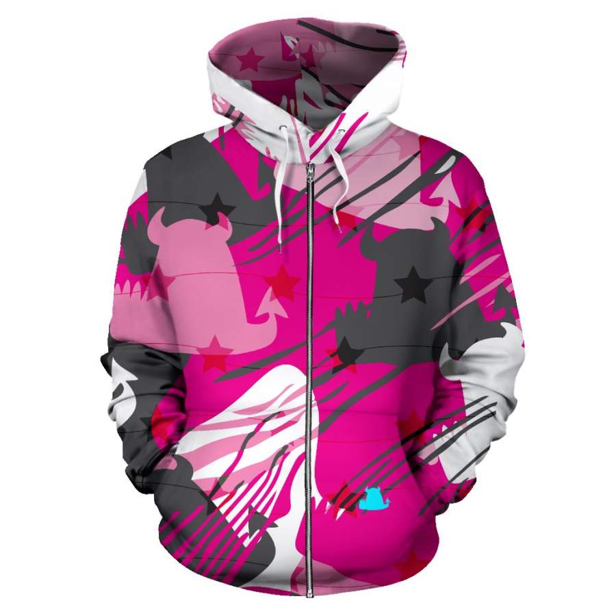 Candy Cammo Zip Hoodie