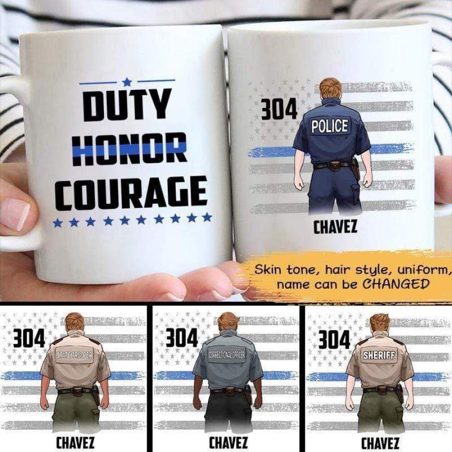 TBL – Police Officer Personalized Mug