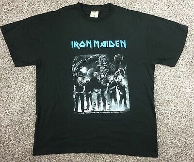 Vintage Iron Maiden Final Frontier 2010 Tour T Shirt -black – Great & Rare! 6780