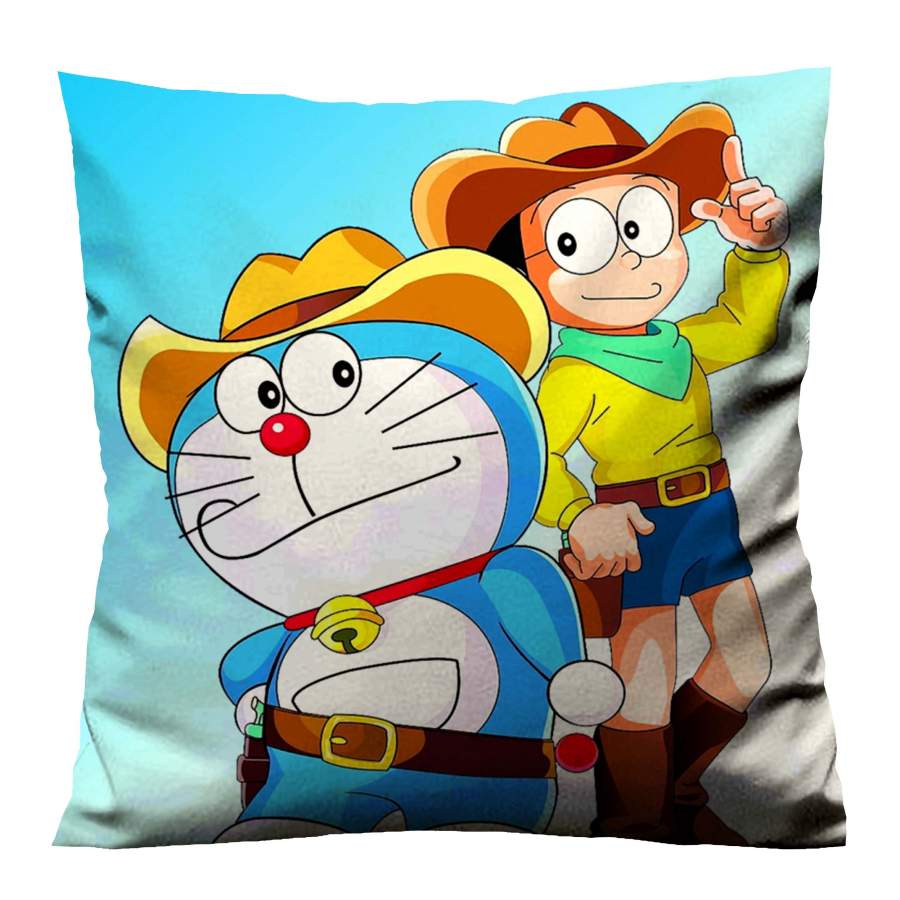  DORAEMON  NOBITA COBBOY Cushion  Case Cover Simplyteez