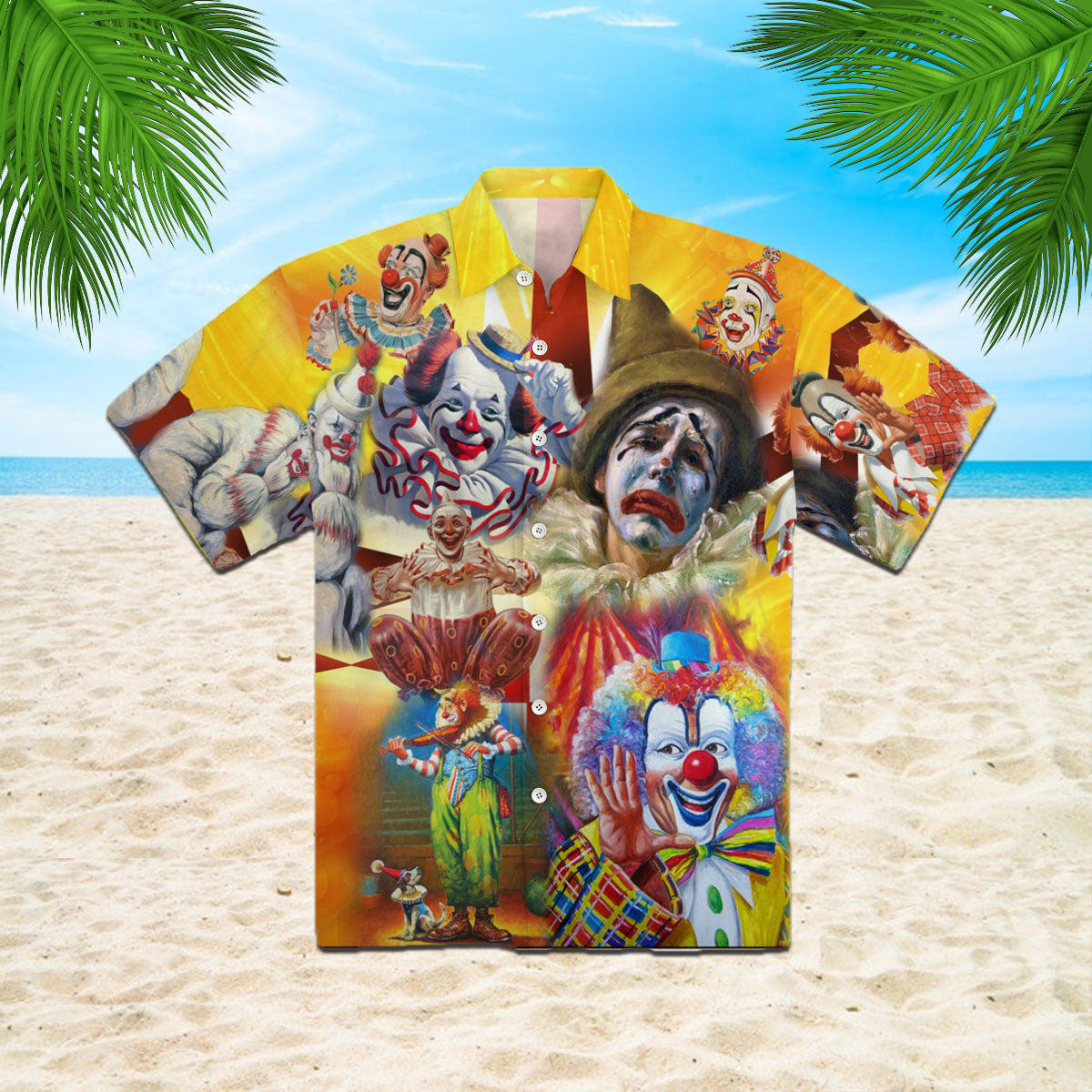 Oragontee Clown Halloween Hawaii Shirt For Men Women Adult Ha100762