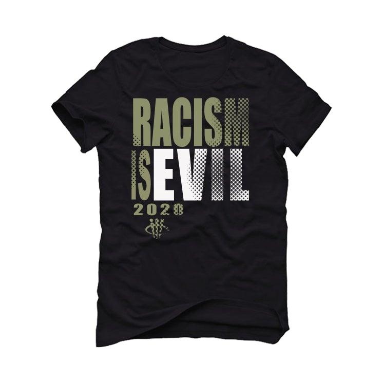 Yeezy Boost 350 V2  “Asriel/Carbon” Black T-Shirt (Racism Is Evil)